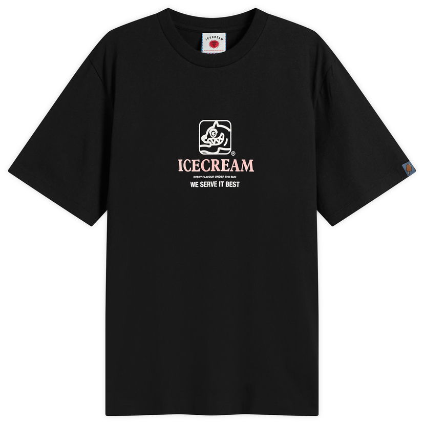 Majica kratkih rukava BBC IceCream Serve It Best Graphic Tee Crna | IC25348-BLK