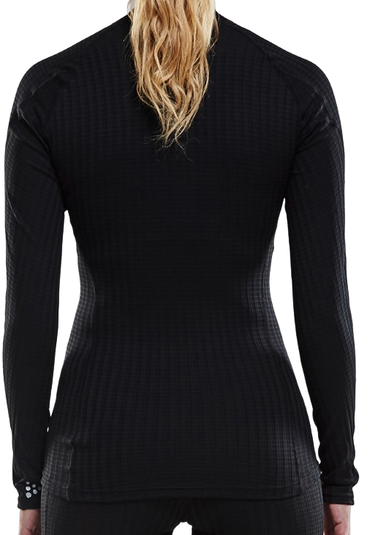 Majica kratkih rukava Craft Ribbed Long Sleeve Base Layer Top Crna | 1906254-9999, 1