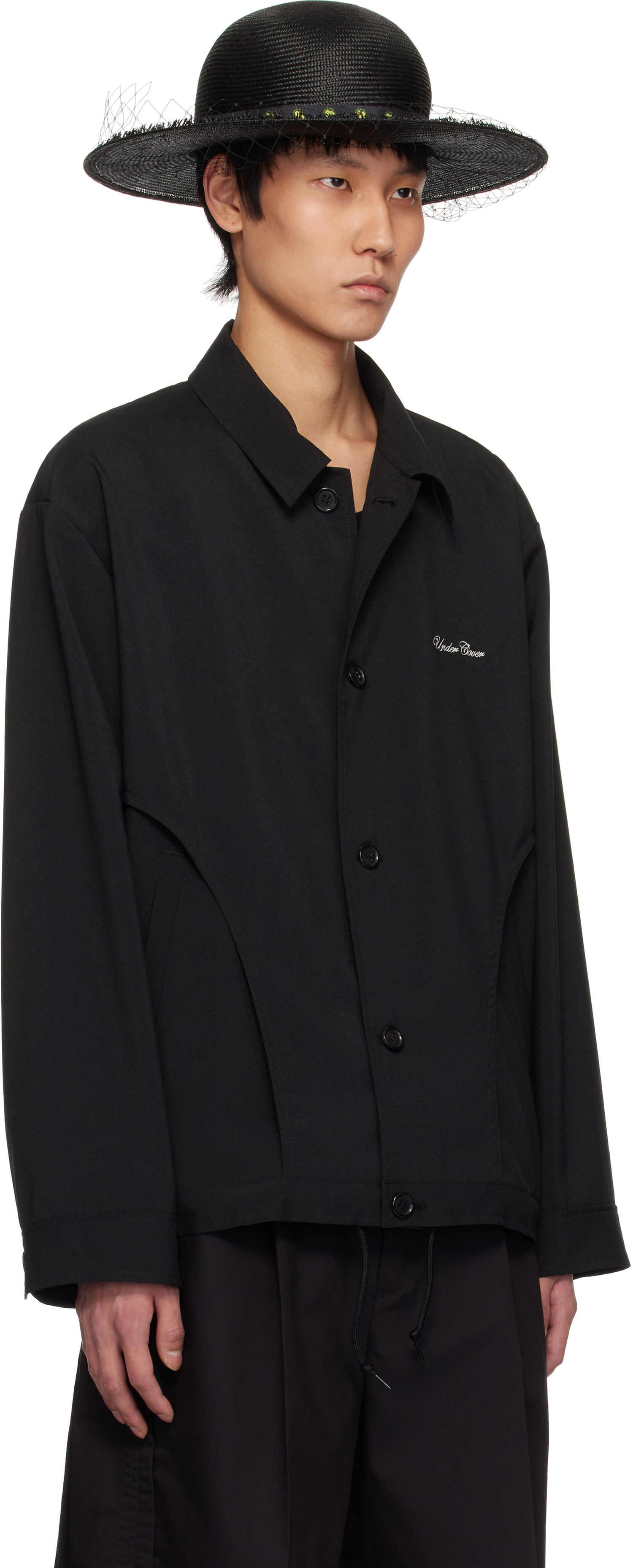 Šešir UNDERCOVER Undercover Nylon Coach Jacket Crna | UP1E4204-2, 1