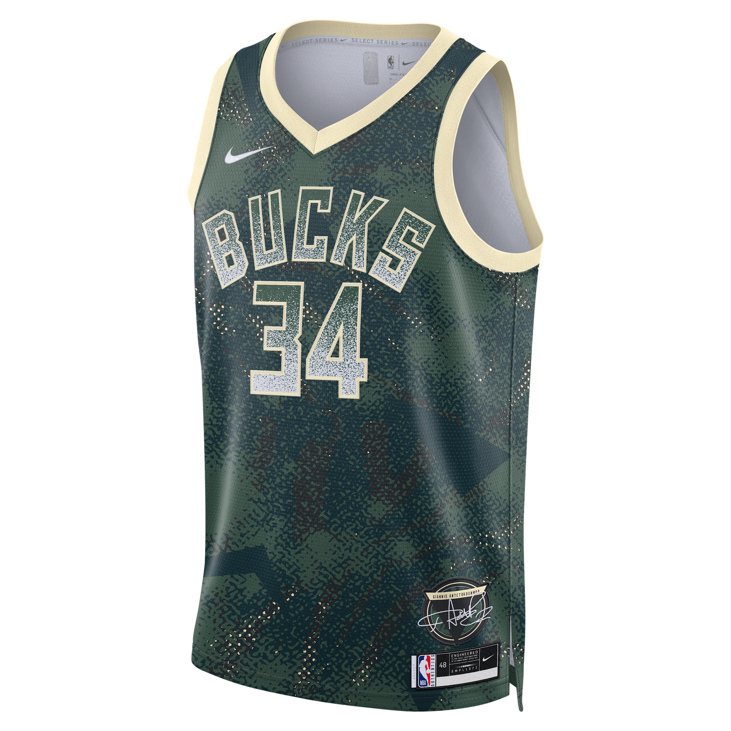 Dres Nike Swingman Jersey Giannis Antetokounmpo Bucks Select Series Zelena | HJ4065-323, 0