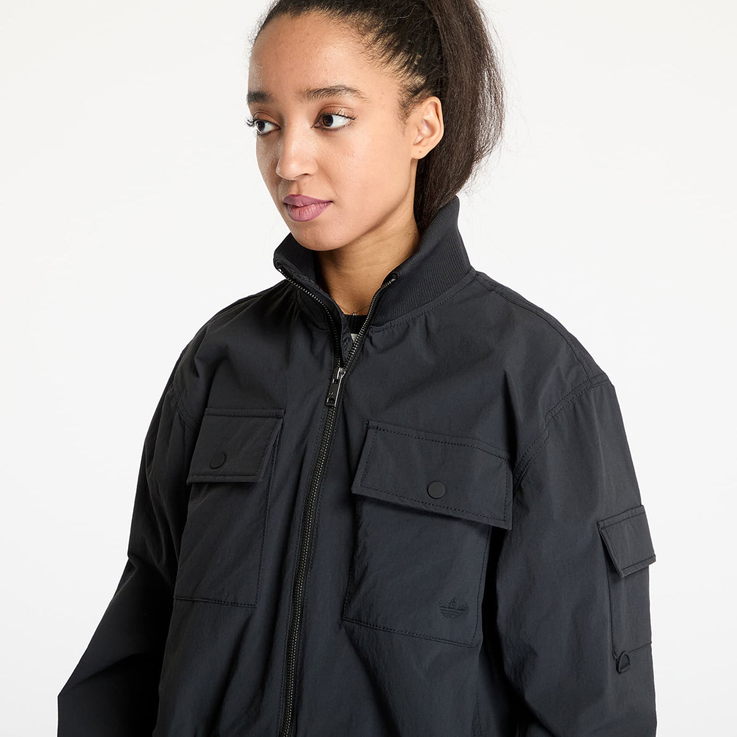 Bomber jakna adidas Originals Premium Essentials Woven Jacket Crna | JD4792, 1