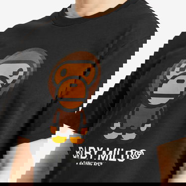 Majica kratkih rukava BAPE A Bathing Ape Baby Milo T-Shirt, Size Large Crna | 002TEL301001M-BLK, 5