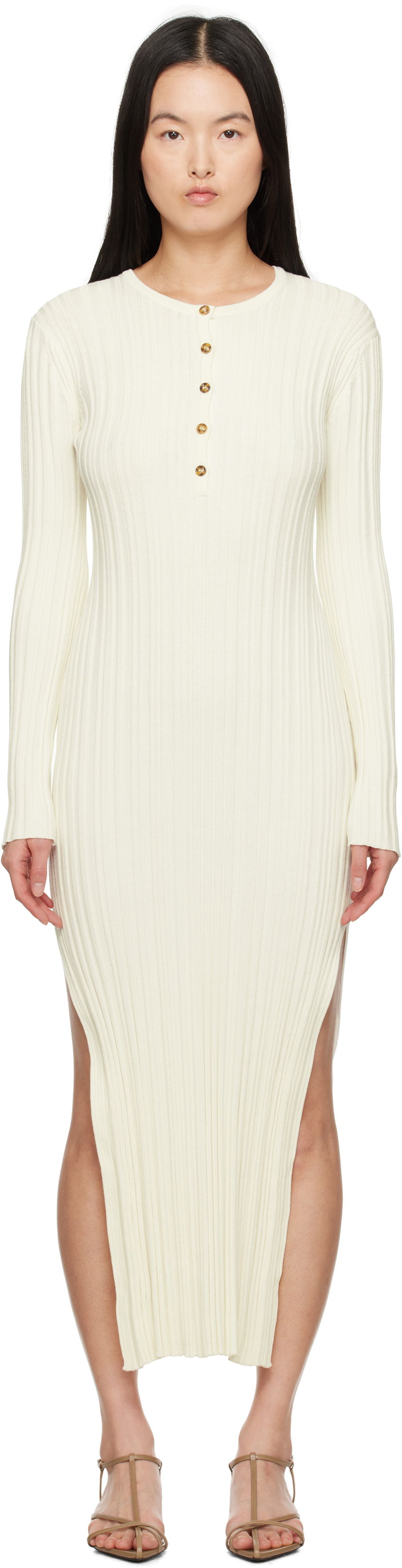 Haljina Loulou de Saison Loulou de Saison Eldara Maxi Dress Bijela | ELDARA