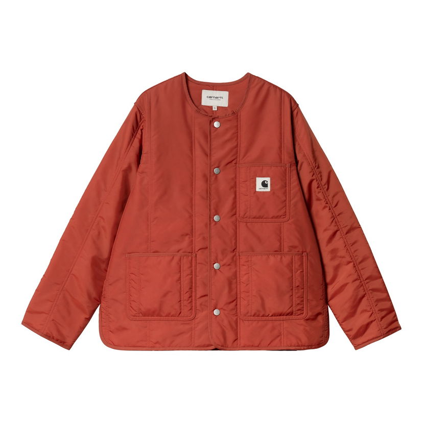 Prsluk Carhartt WIP Kyla Quilted Button-Up Liner Jacket Crvena | I034388_9