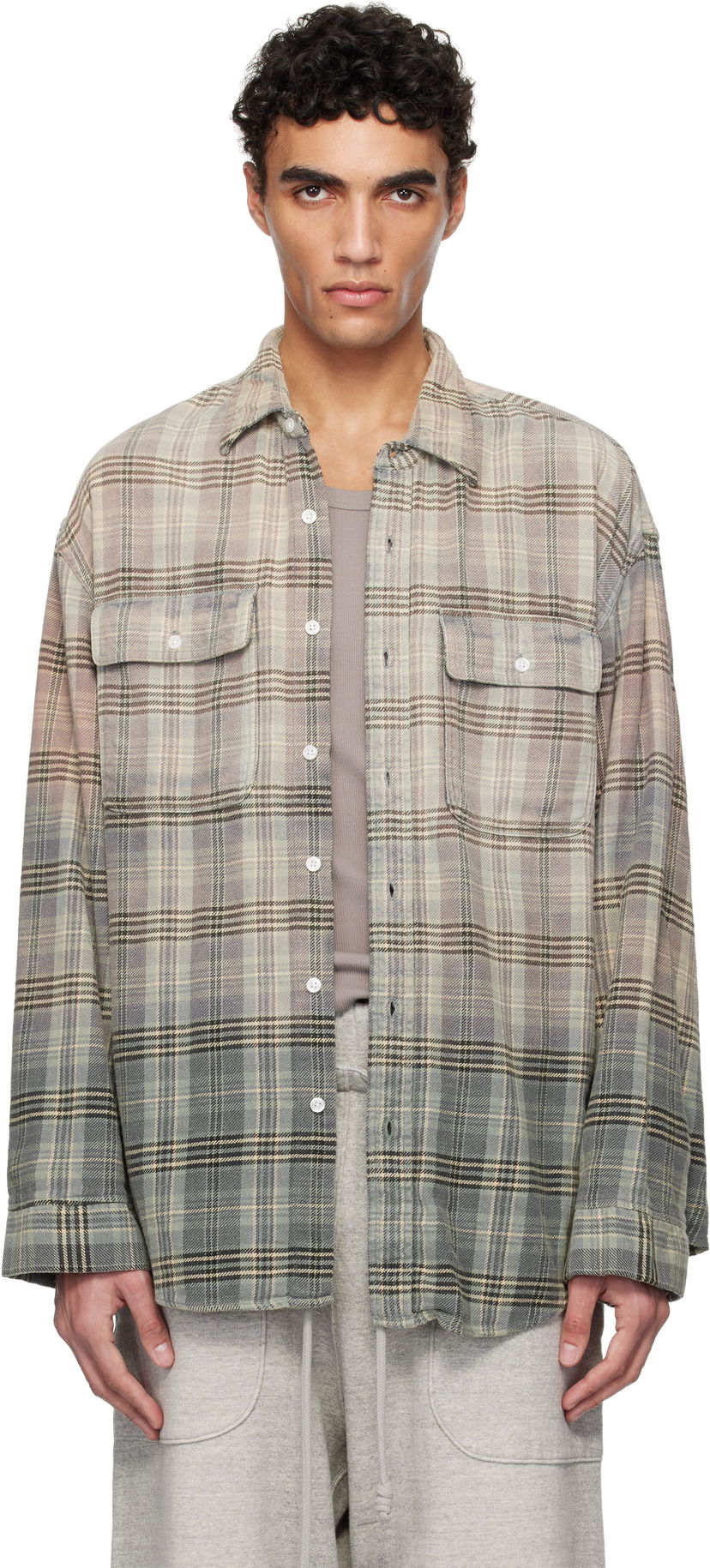 Košulja R13 R13 Relaxed Plaid Work Shirt Višebojno | R13MR266-R458B