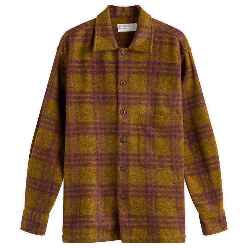 Košulja Universal Works Universal Works Dam Check Fatigue Shirt, Size Small Smeđa | 33562-GLD