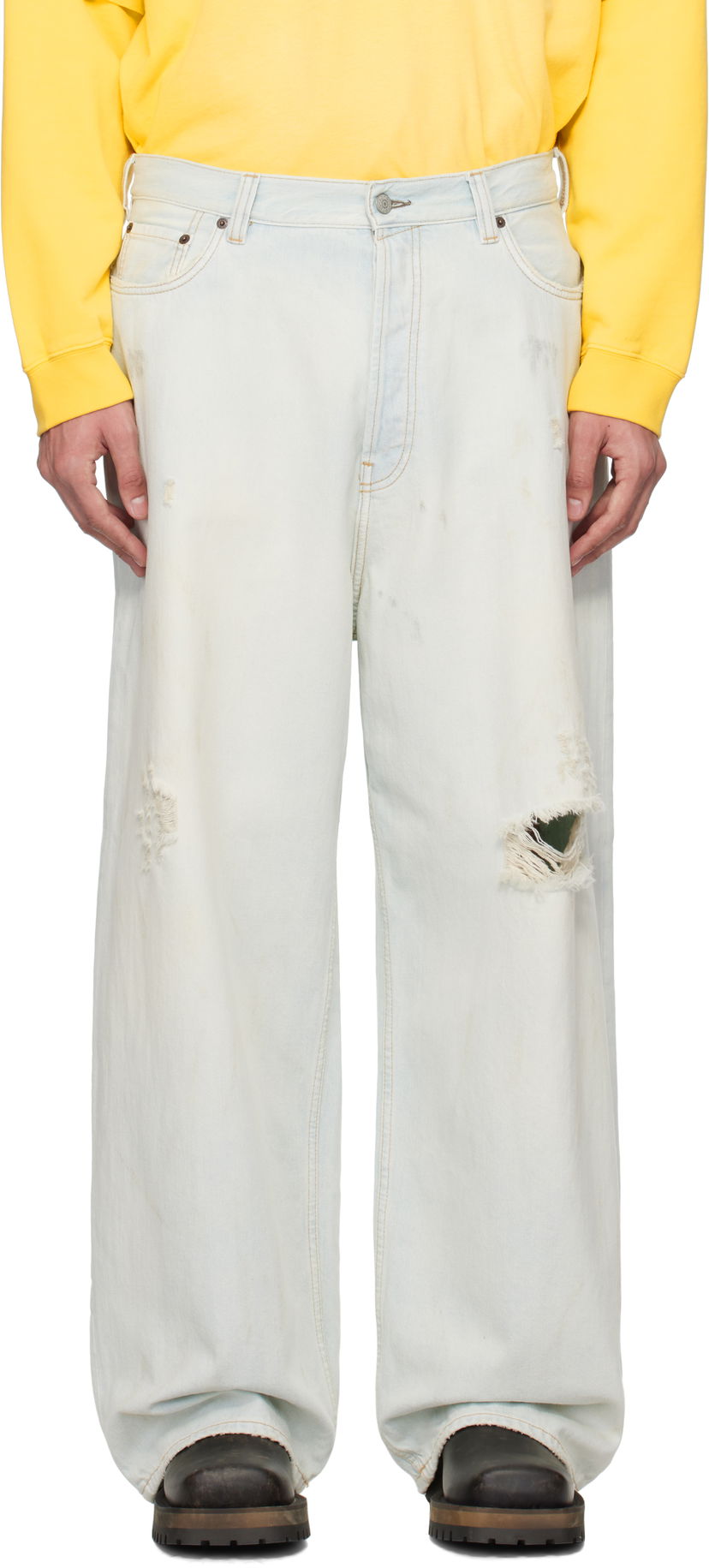 Jeans Acne Studios Acne Studios Super Baggy Fit 2023M Jeans Plava | B00388-