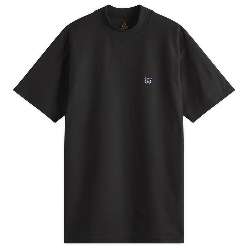 Majica kratkih rukava Needles Needles Mock Neck T-Shirt, Size Medium Crna | QV353-C