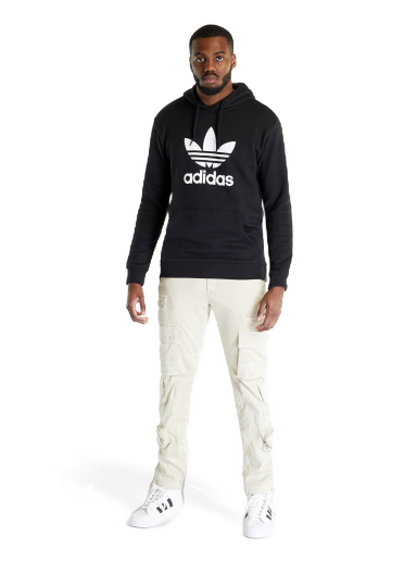 Dukserice adidas Originals Adicolor Classics Trefoil Hoodie Crna | IA4883