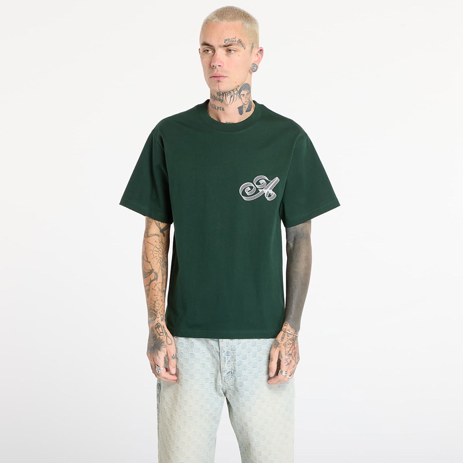 Majica kratkih rukava Awake NY Script Tee Zelena | AWK-FW25-TS002 -GRE, 0