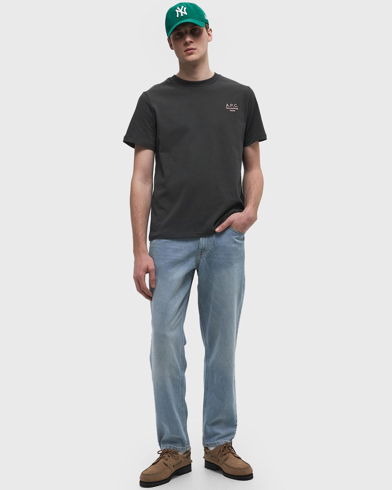 Majica kratkih rukava A.P.C. A.P.C. Standard Rue Madame GOTS Tee Crna | COHBU-M26388-LLF, 1