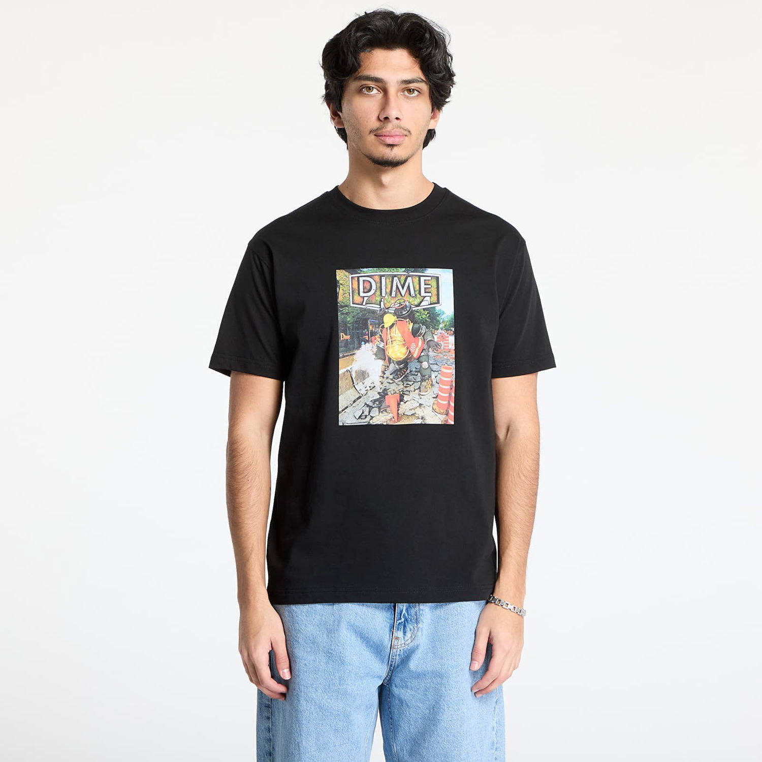 Majica kratkih rukava Dime DIME Pothole T-Shirt Crna | DIMEHO2461BLK, 0