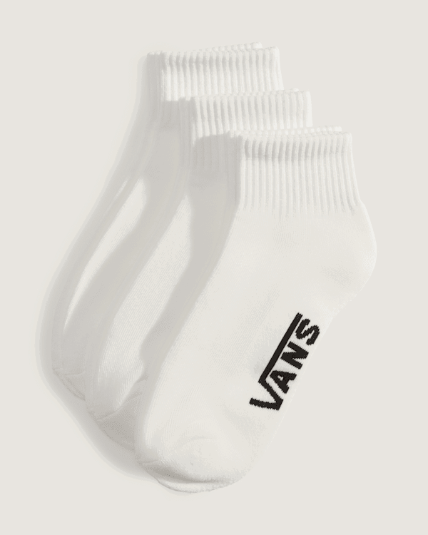 Čarape Vans Vans Classic Quarter Crew Socks (3 Pairs), Size M Bijela | VN000QBXWHT, 0