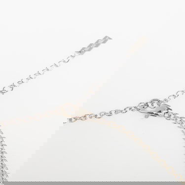 Ogrlica BILLIONAIRE BOYS CLUB Icecream Running Dog Chain Necklace Metalik | IC25272 Silver/ Red, 2