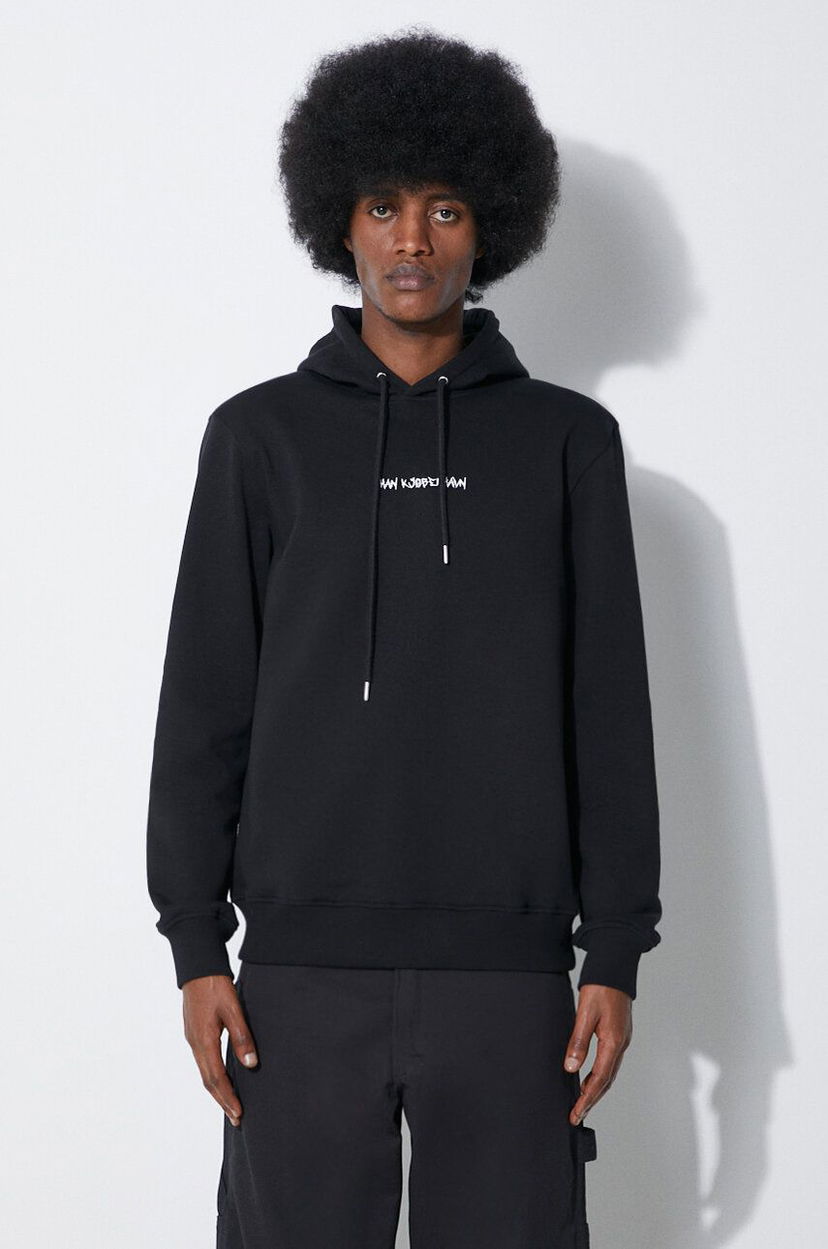Dukserice Han Kjøbenhavn Han Kjøbenhavn Graphic Hoodie Crna | M.133616