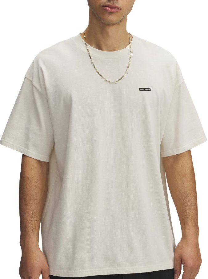 Majica kratkih rukava Under Armour Under Armour HW OS Logo Wash T-Shirt Bijela | 1389147-279