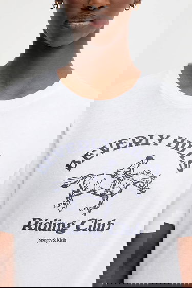 Majica kratkih rukava Sporty & Rich Sporty & Rich BH Riding Club Tee Bijela | TO089626255WH01, 3
