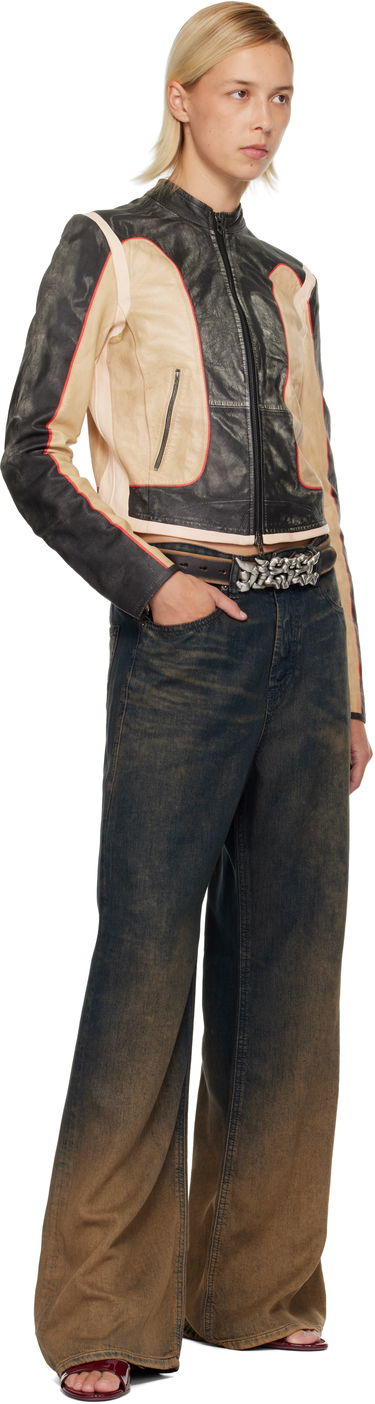 Jakna Diesel L-Oonie Leather Jacket Višebojno | A19382 0DEBV, 3