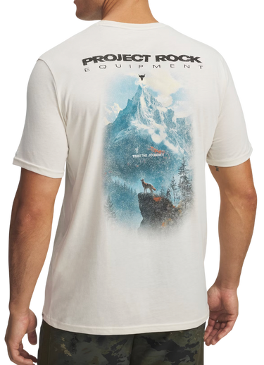 Majica kratkih rukava Under Armour Project Rock Equipment Short-Sleeve T-Shirt Bež | 6005047-279, 2