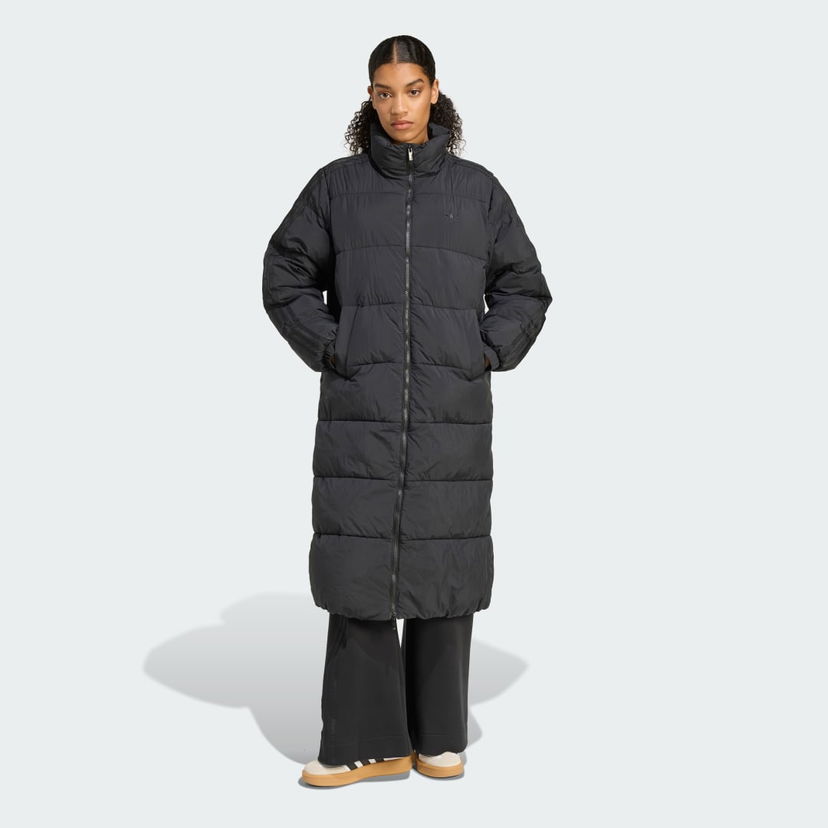 Kaputi adidas Performance Adicolor Long Padded Jacket Crna | JX2957