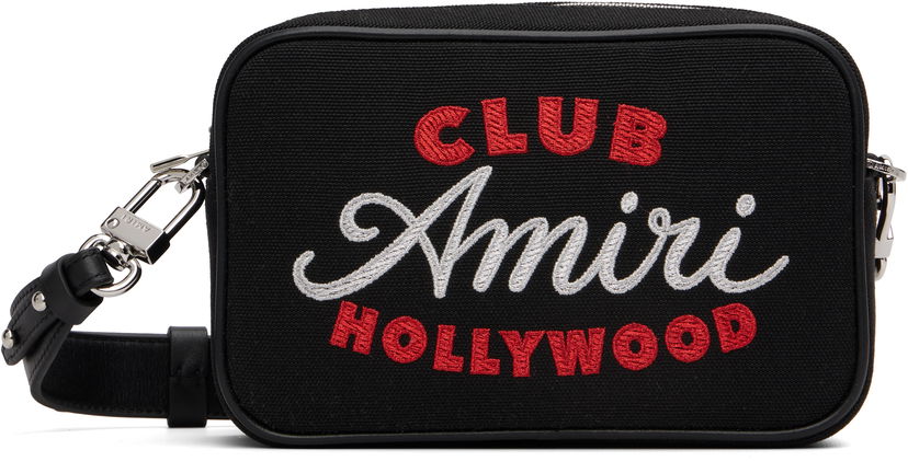 Torba za rame AMIRI AMIRI 'Club' Camera Bag Crna | AMBGCM1030
