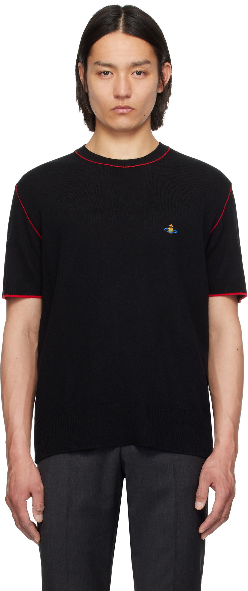 Džemper Vivienne Westwood Vivienne Westwood Alex T-Shirt Crna | 27010013-Y0037-