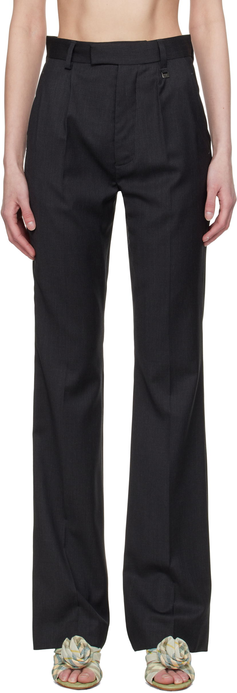 Hlače Vivienne Westwood Vivienne Westwood Ray Pleated Trousers Crna | 1F010008-W0120-