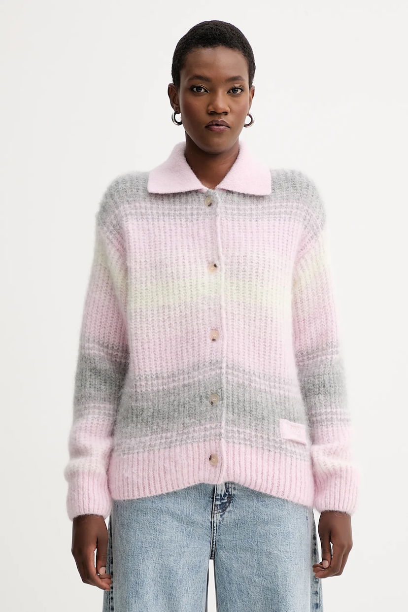 Džemper KENZO Kenzo Striped Knit Cardigan Ružičasta | FF62CA7043CG