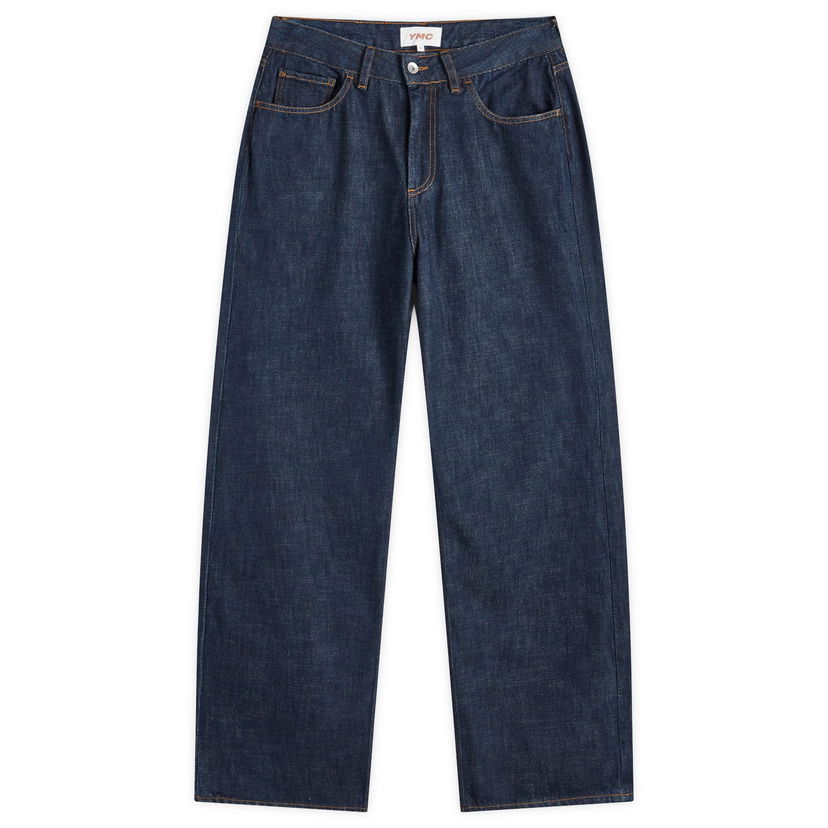 Jeans YMC Earth Silver Jean Plava | Q4AZH-INDIGO