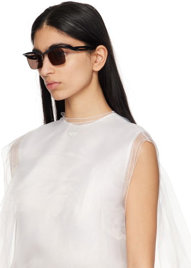 Sunčane naočale Prada Prada Twisted Frame Square Sunglasses Crna | 0PR A15S 8056262076125, 3