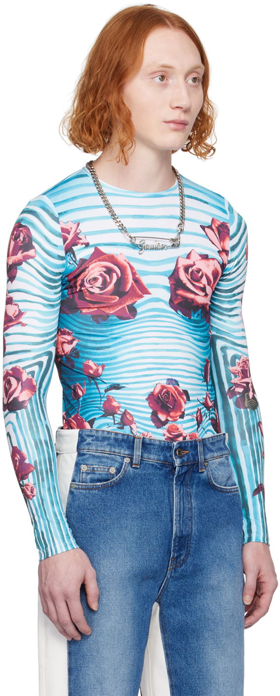 Majica kratkih rukava Jean Paul Gaultier Floral Long Sleeve T-Shirt Višebojno | 24/25-U-TO186-J551-503001, 1