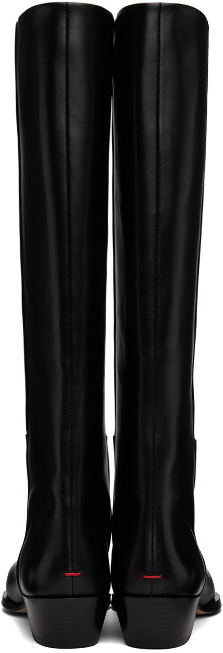 Odjeća Aeyde Aeyde Arla Leather Cowboy Tall Boots Crna | A11-KB-ARUP40CH116-FW24-800-001, 1