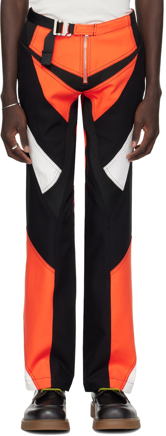 Cargo hlače Dion Lee Panel Moto Trousers Narančasta | C2127S23