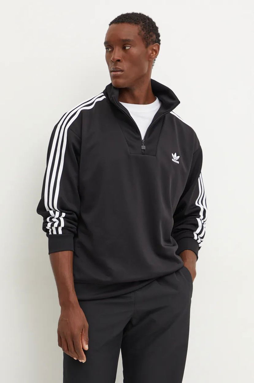 Dukserice adidas Originals Sweatshirt Funnelneck Tracktop Crna | IZ4803