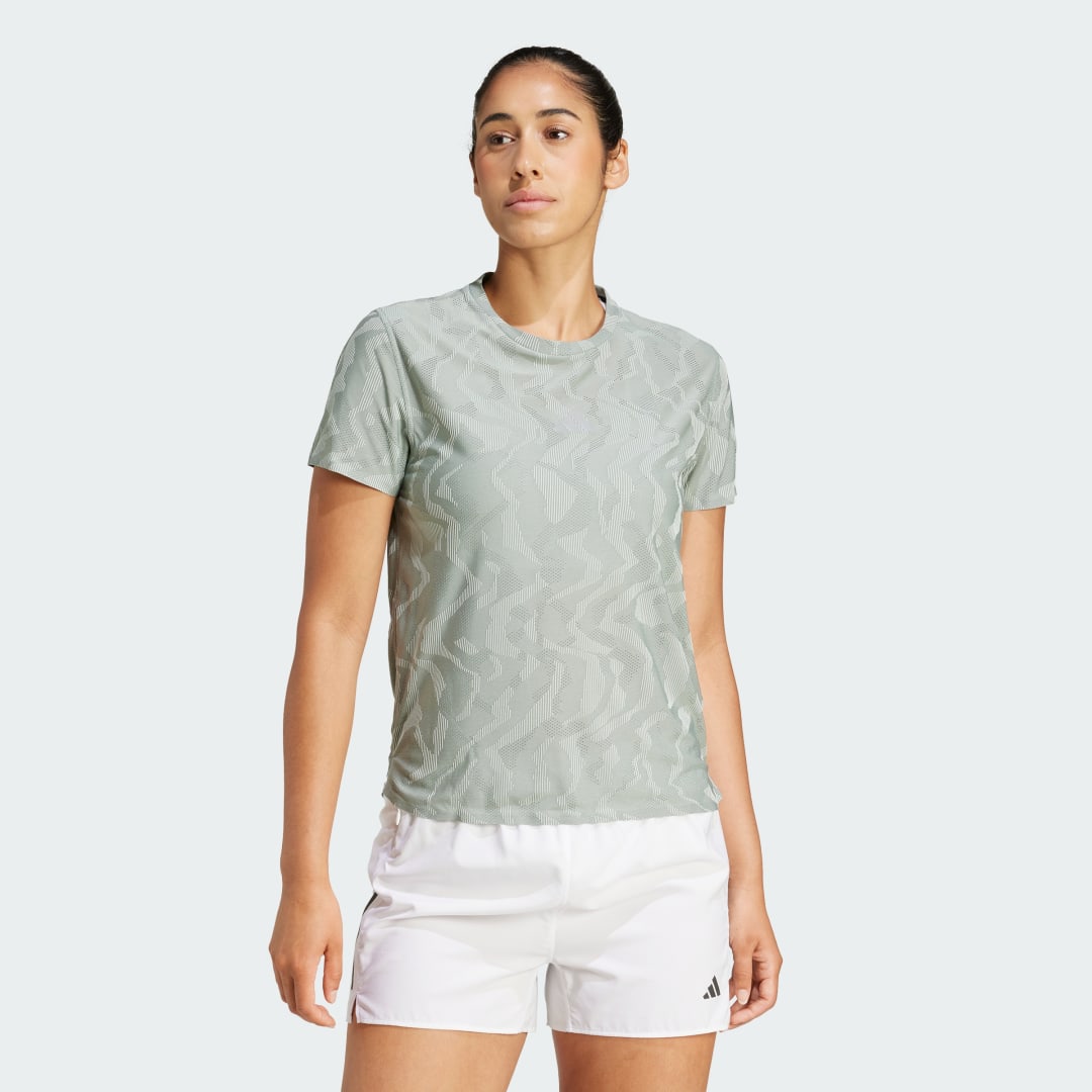 Majica kratkih rukava adidas Performance Ultimate Running Engineered Tee Zelena | JD7789, 0