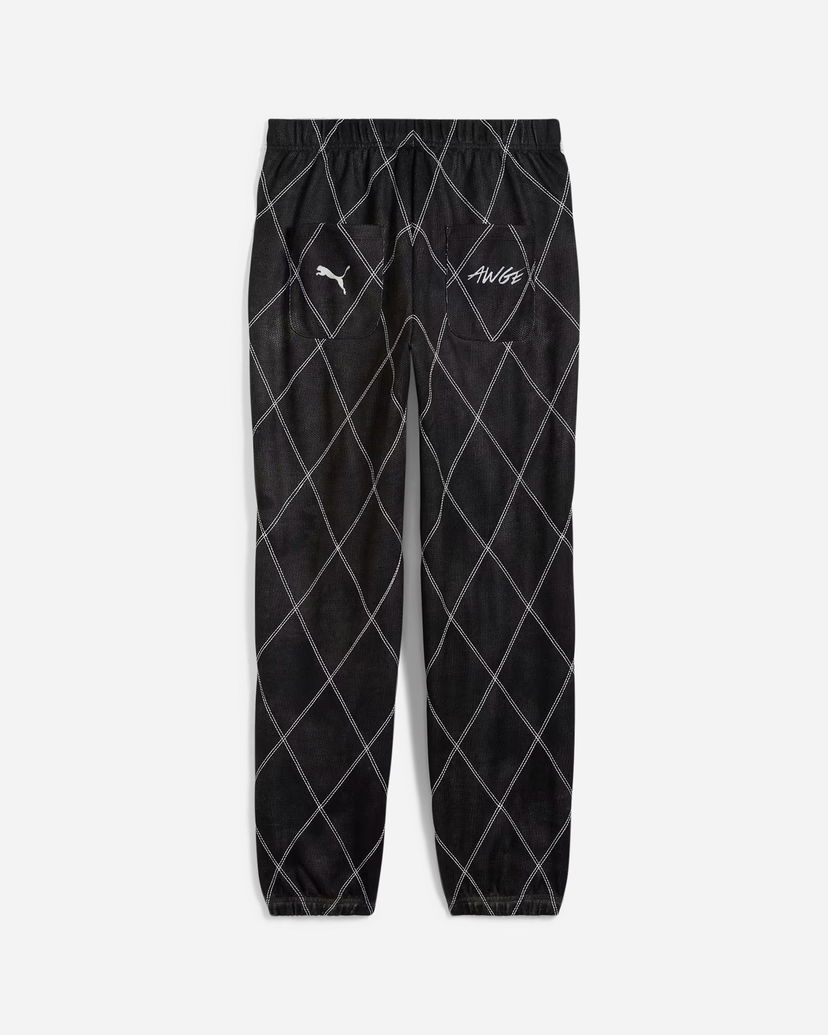 Trenirka Puma A$AP Rocky Quilted Sweatpants Crna | 631124-01