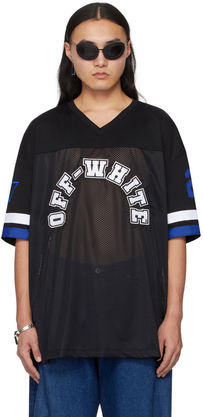 Majica kratkih rukava Off-White Black Football T-Shirt Crna | OMAA169S24JER0011001