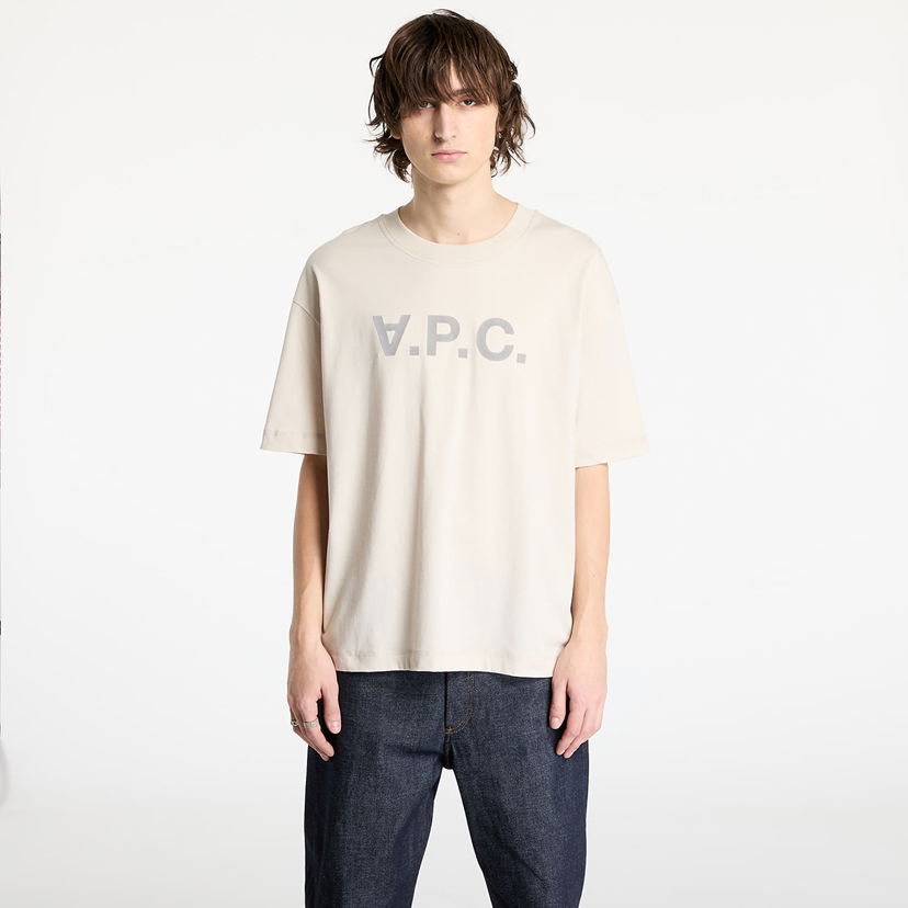Majica kratkih rukava A.P.C. Oversize Grand T-Shirt Bež | COHBO-M26385 AAE