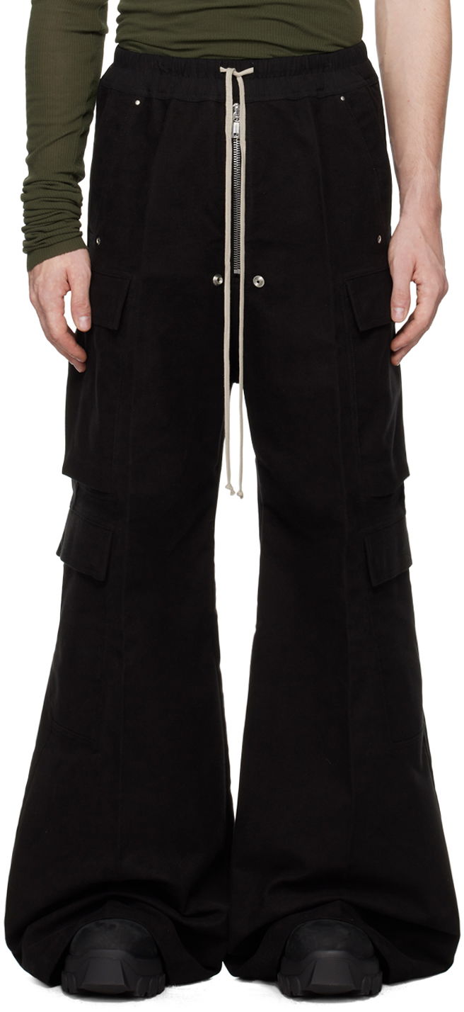 Cargo hlače Rick Owens Rick Owens Porterville Cargobelas Cargo Pants Crna | RU02D6339 TB