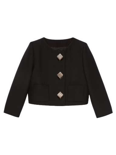 Jakna Gucci Dry Wool Jacket Crna | 731312 ZAK4N 1000