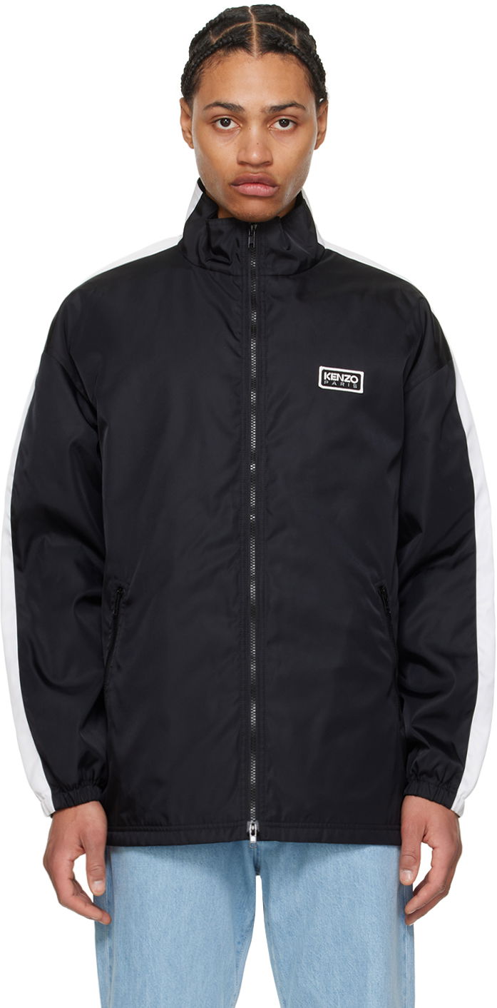 Jakna KENZO Black Paris Track Jacket Crna | FE55BL1619OA