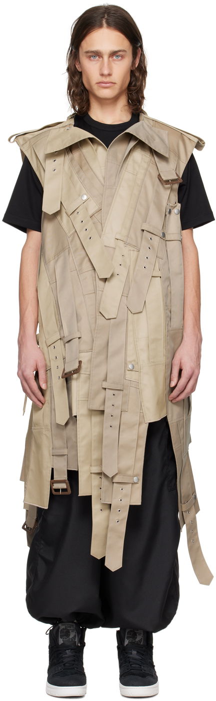 Prsluk Junya Watanabe Sleeveless Coat Bež | WM-V005-051