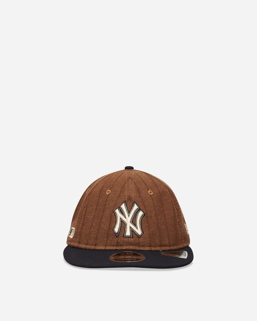 Kapa New Era New York Yankees Three Looms x MLB Wool Pinstripe 9FIFTY Cap Smeđa | IY70 410