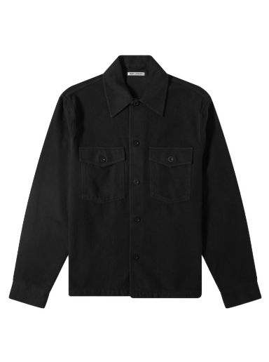 Jakna OUR LEGACY Evening Overshirt Black Brushed Cotton Crna | M4201EBBC