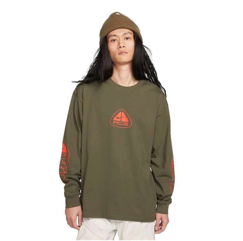 Majica kratkih rukava Nike ACG ACG Graphic Long Sleeve T-Shirt Zelena | DX9455-325