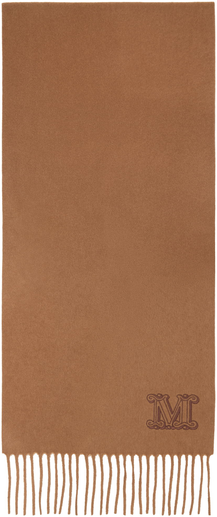 Šal Max Mara Dalia Scarf Smeđa | 2524546312600