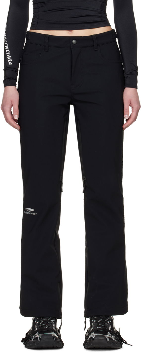 Hlače Balenciaga 3B Sports Icon Ski Trousers Crna | 774002 TPQ37