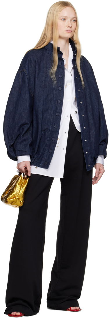 Jakna Dries Van Noten Dries Van Noten Press-Stud Denim Jacket Plava | 251-010513-1552, 3
