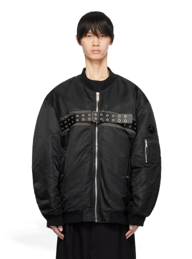 Jakna Ambush Belted Bomber Jacket Crna | BMEH011F23FAB0011000