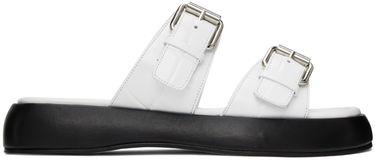 Tenisice i cipele BY FAR Wyatt Leather Platform Sandals Bijela | 23SSWYSWHMCRN, 0